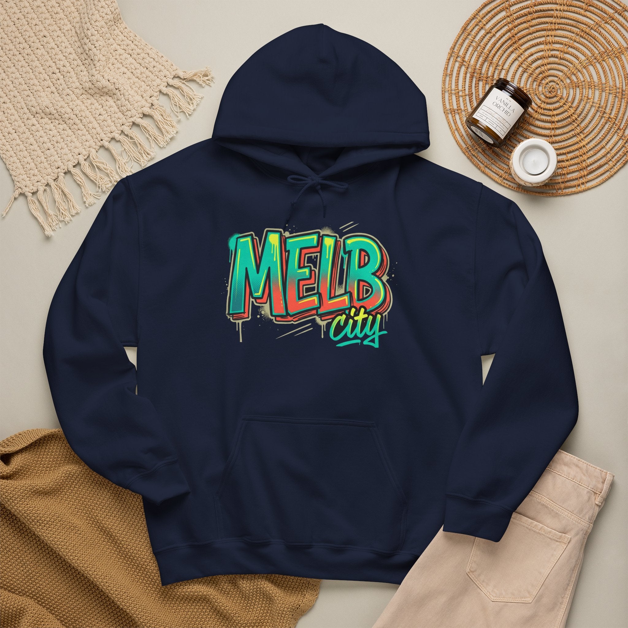 Melb City Graphic Hoodie – Retro Streetwear Pullover