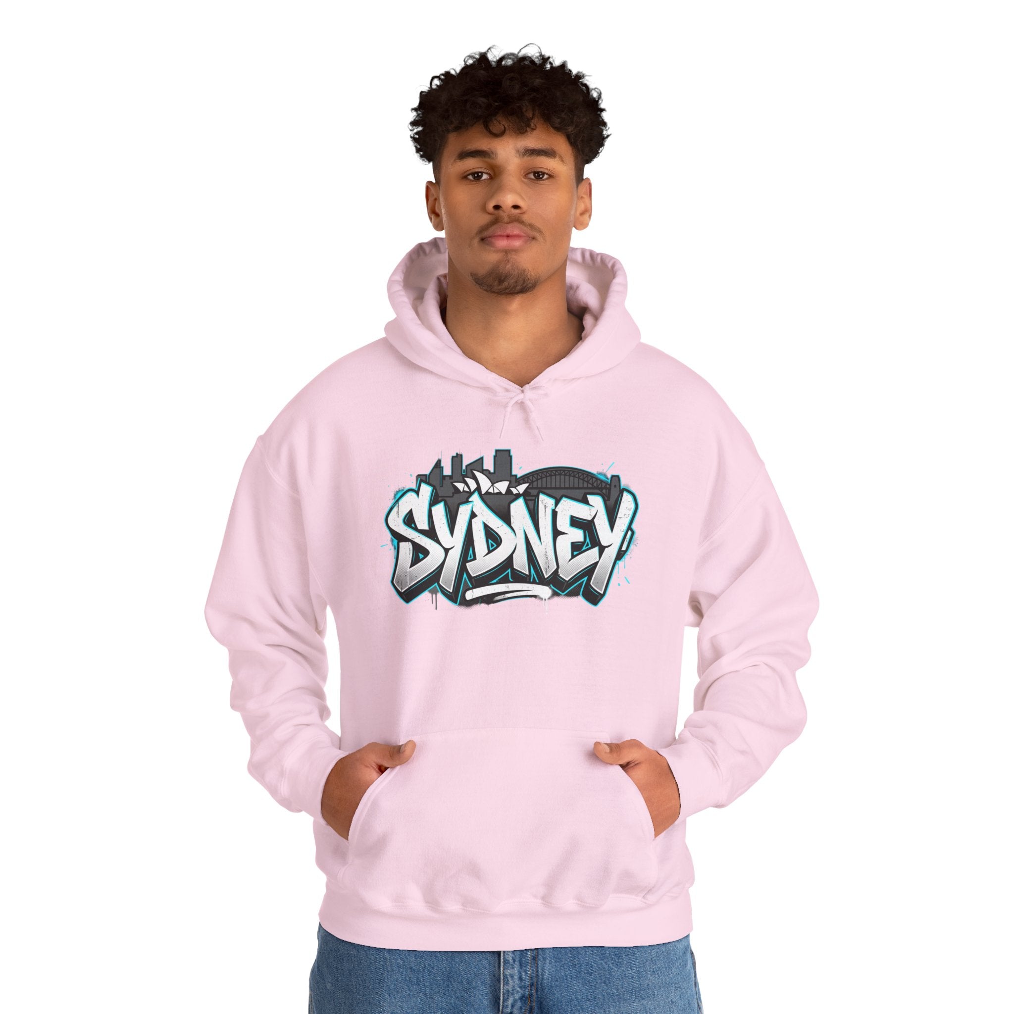 Sydney Graffiti Hoodie — Urban Streetwear Hooded Sweatshirt