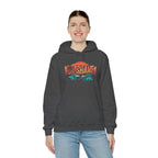 Brisbane Retro Sunset Hoodie – Tropical Palm Beach Graphic
