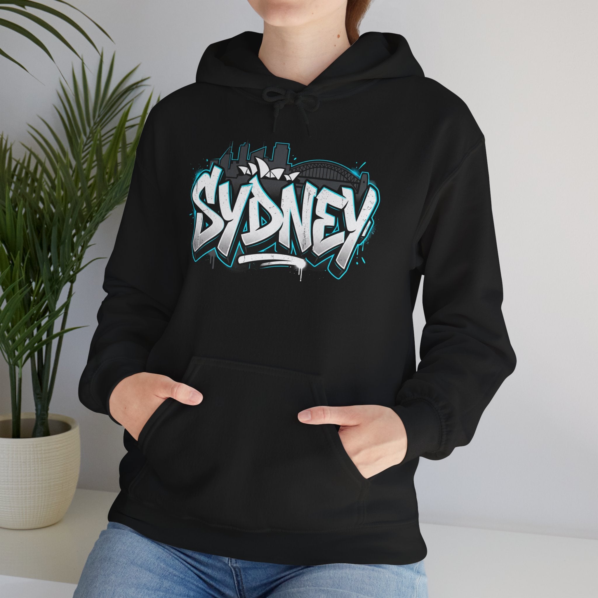 Sydney Graffiti Hoodie — Urban Streetwear Hooded Sweatshirt