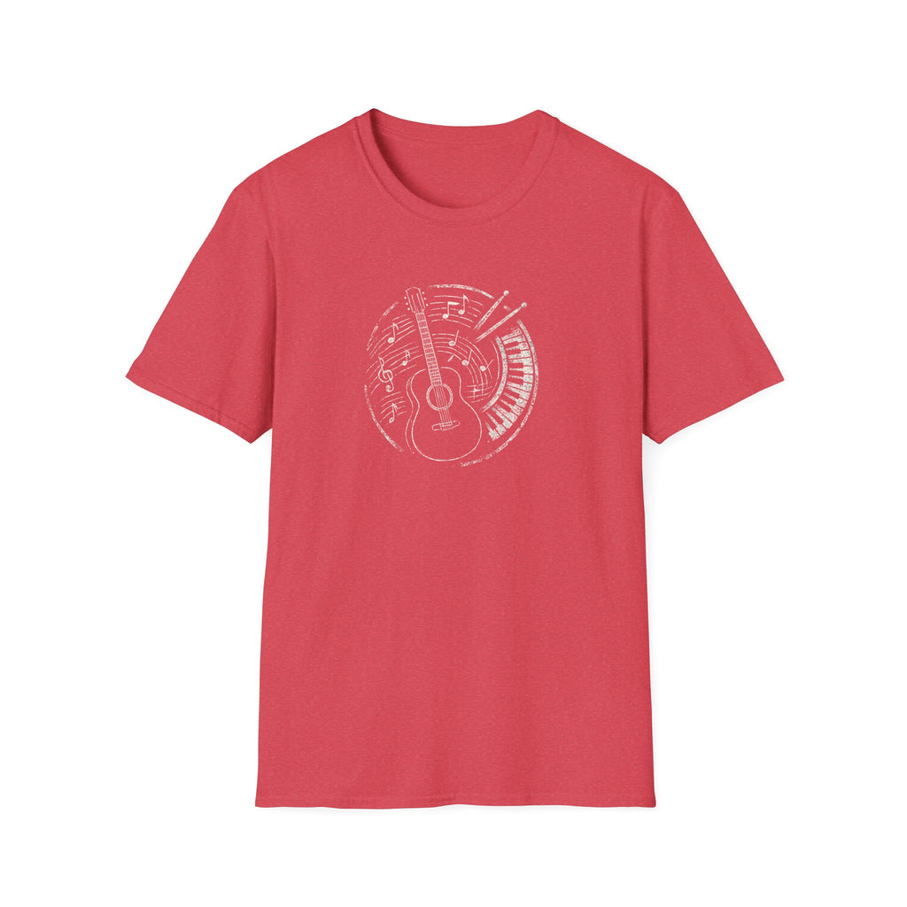 Musical Guitar Emblem T-Shirt