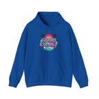 Gold Coast Hoodie — Retro Palm Beach Surf Logo Sweatshirt