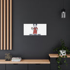 Coffee. Scrubs. Chaos. Repeat. Canvas | Nurse Aesthetic, RN Nurse Wall Art