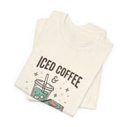 Iced Coffee & Reading Club Tee | Book Girl Summer, Literary Aesthetic