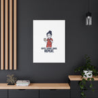 Coffee. Scrubs. Chaos. Repeat. Canvas | Nurse Aesthetic, RN Nurse Wall Art