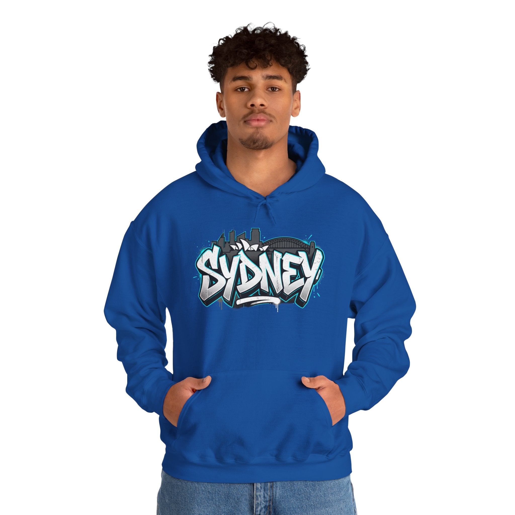 Sydney Graffiti Hoodie — Urban Streetwear Hooded Sweatshirt