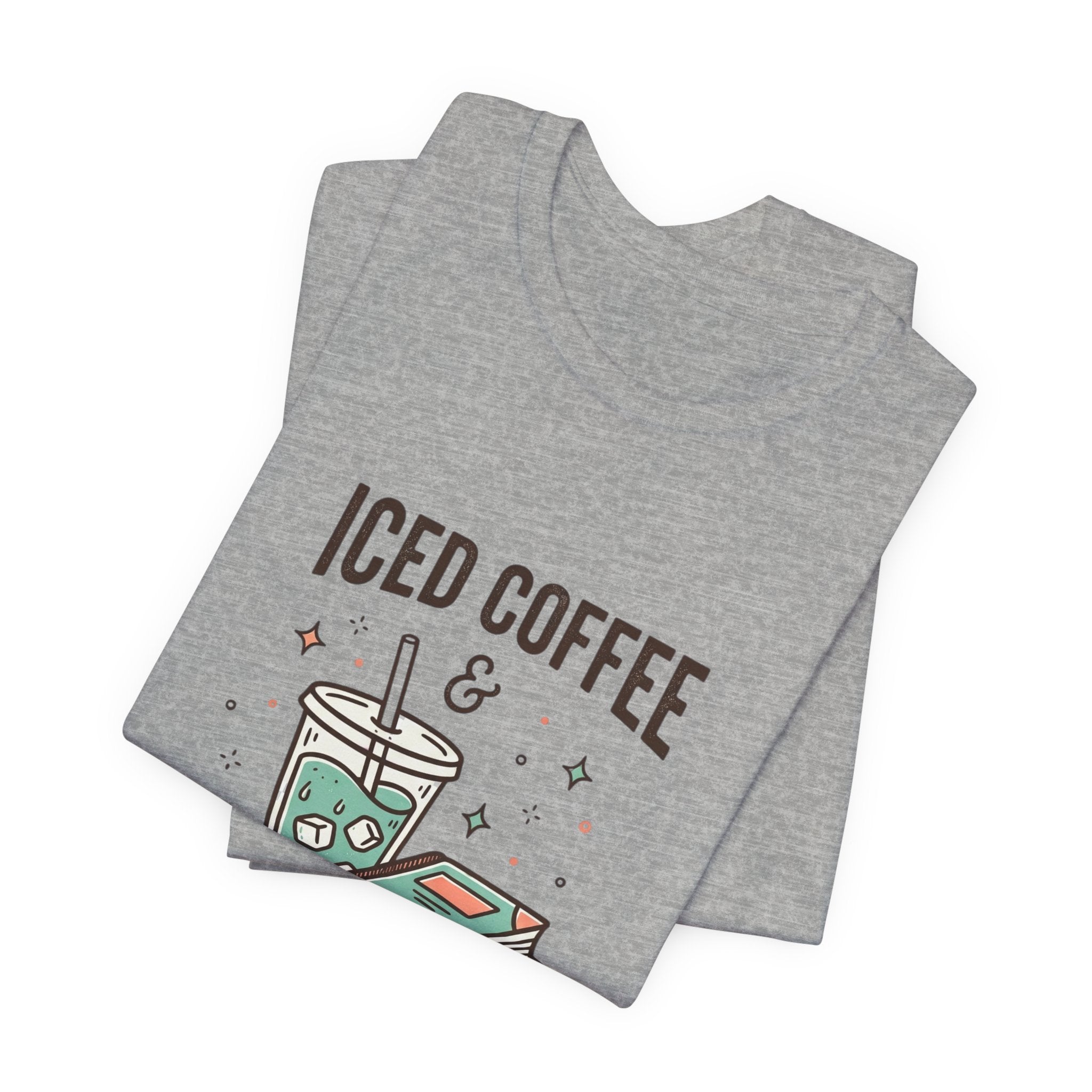 Iced Coffee & Reading Club Tee | Book Girl Summer, Literary Aesthetic