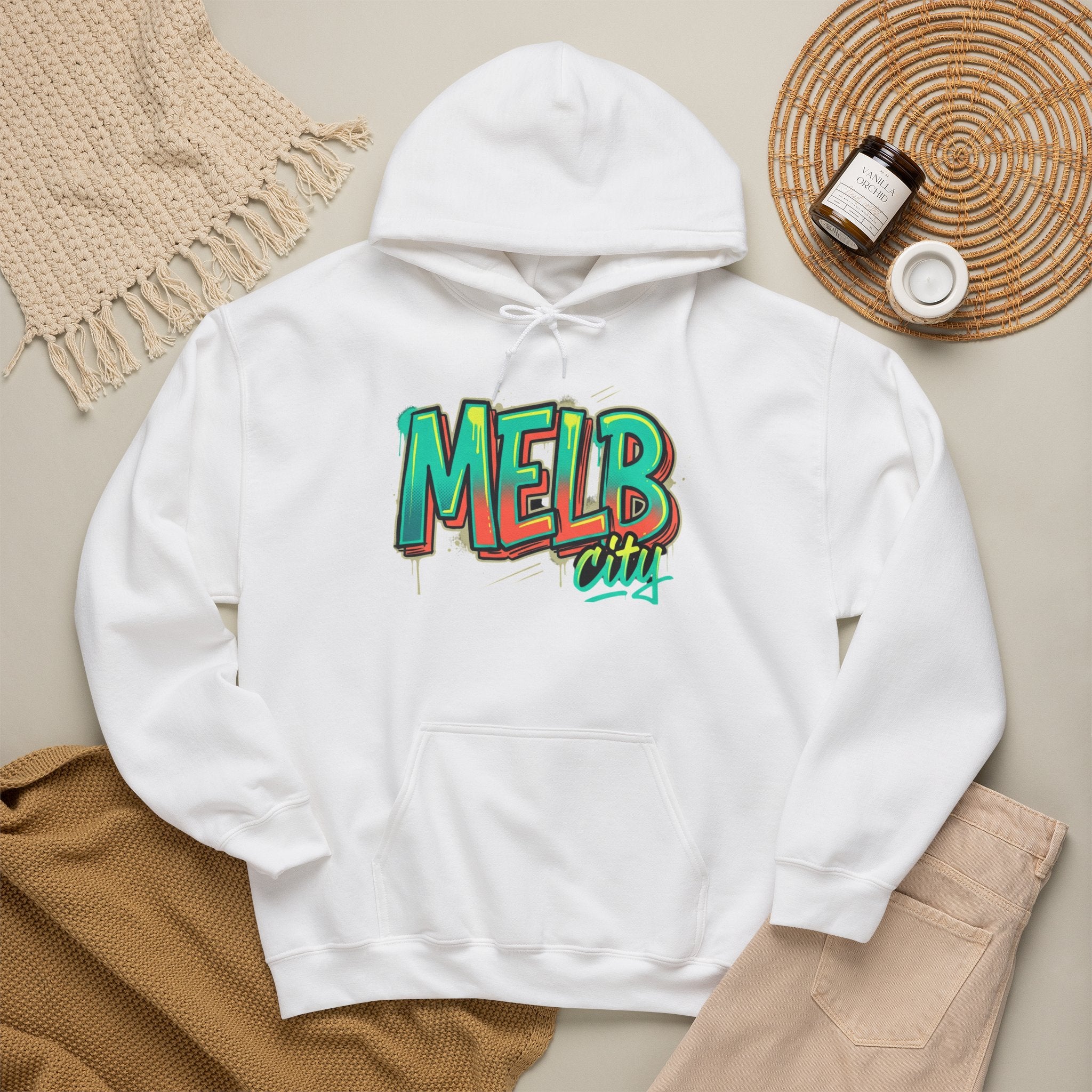 Melb City Graphic Hoodie – Retro Streetwear Pullover