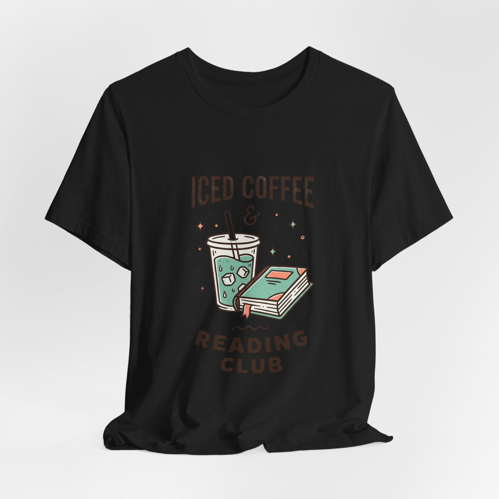 Iced Coffee & Reading Club Tee | Book Girl Summer, Literary Aesthetic