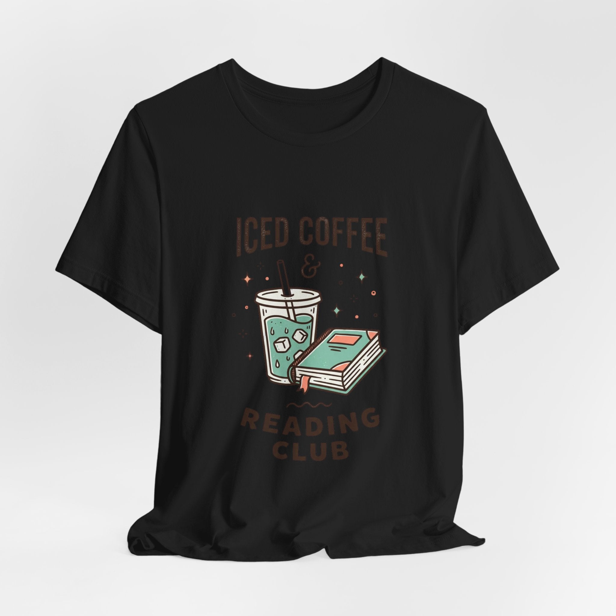 Iced Coffee & Reading Club Tee | Book Girl Summer, Literary Aesthetic