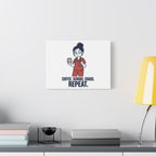 Coffee. Scrubs. Chaos. Repeat. Canvas | Nurse Aesthetic, RN Nurse Wall Art