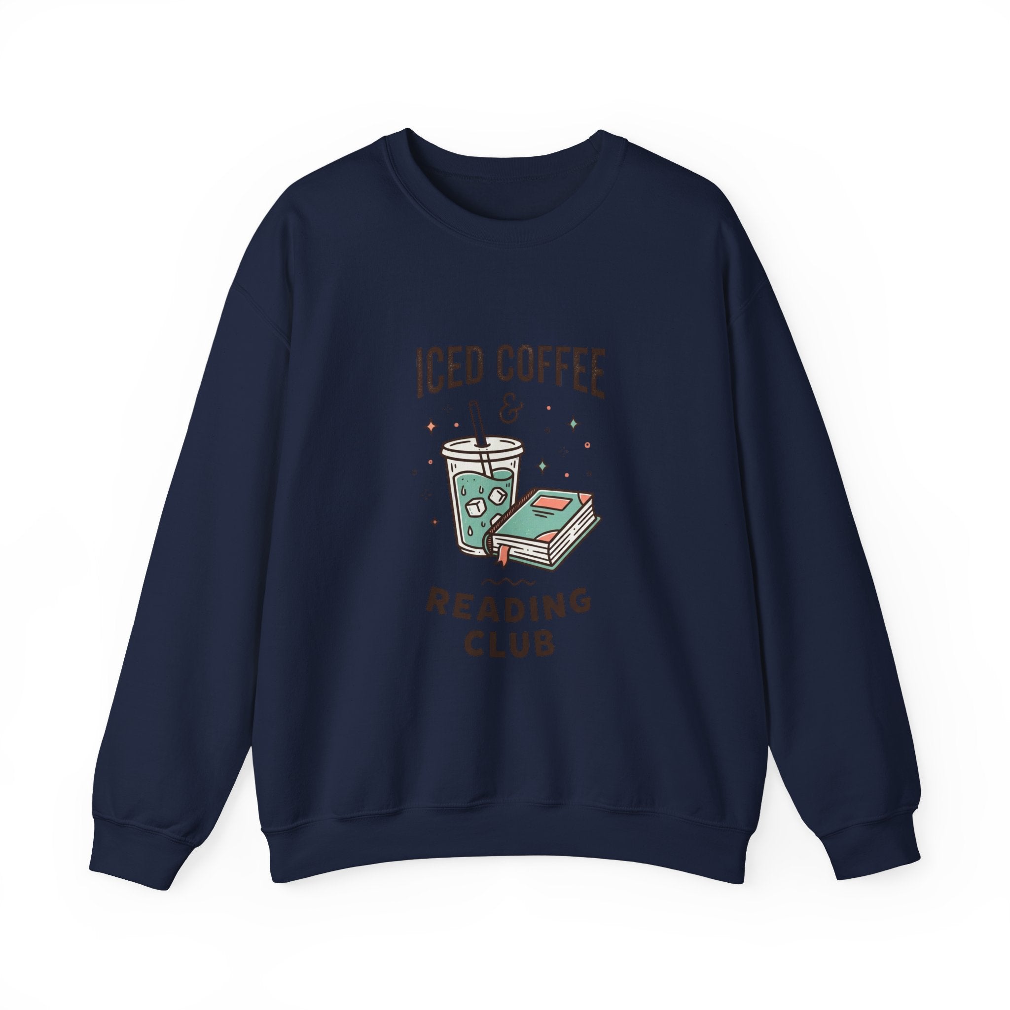 Iced Coffee & Reading Club Sweatshirt | Book Girl Summer, BookTok Aesthetic