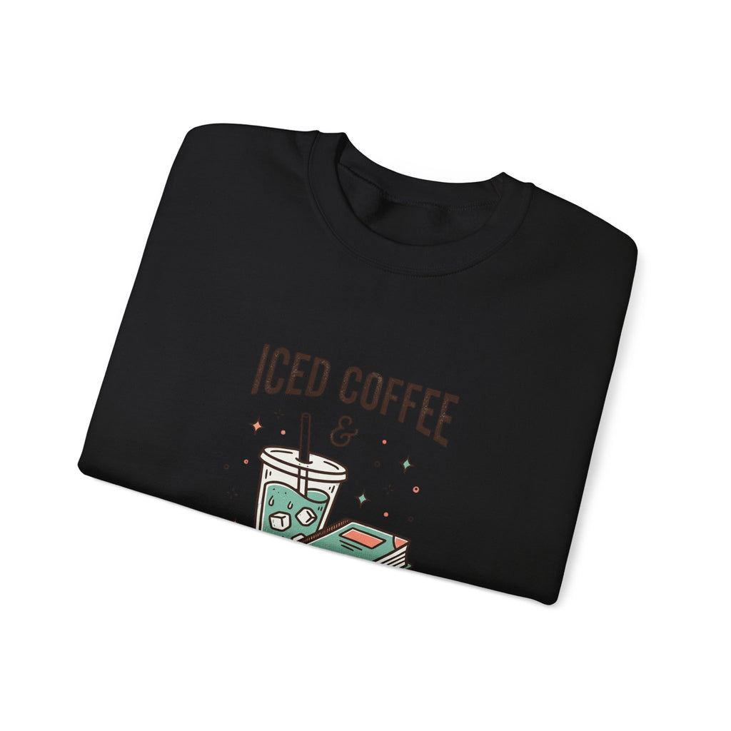 Iced Coffee & Reading Club Sweatshirt | Book Girl Summer, BookTok Aesthetic