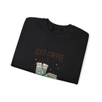Iced Coffee & Reading Club Sweatshirt | Book Girl Summer, BookTok Aesthetic