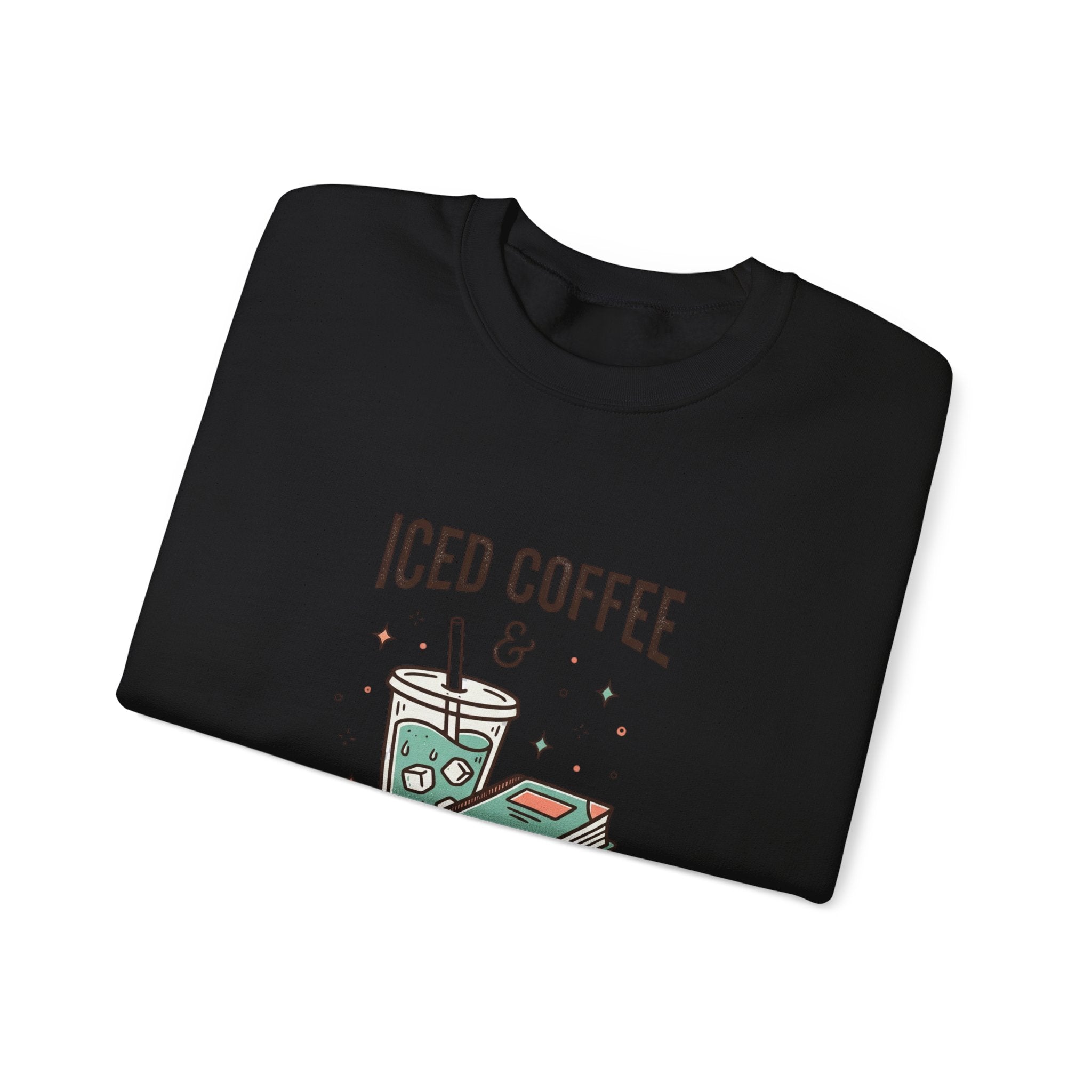 Iced Coffee & Reading Club Sweatshirt | Book Girl Summer, BookTok Aesthetic