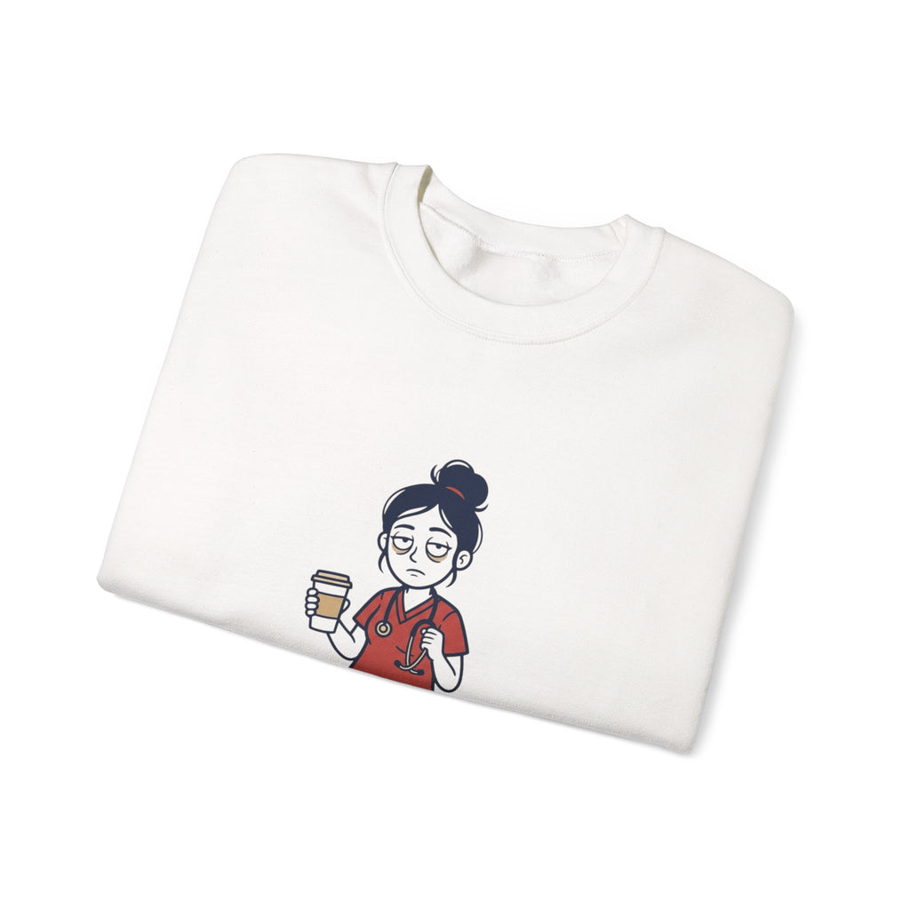 Coffee Scrubs Chaos Repeat Sweatshirt | nurse shirt, RN merch