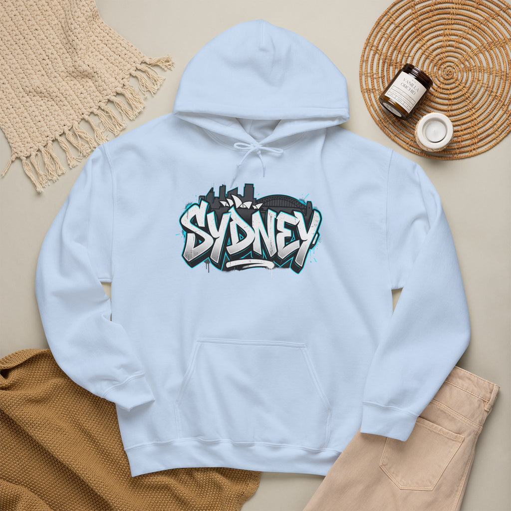Sydney Graffiti Hoodie — Urban Streetwear Hooded Sweatshirt