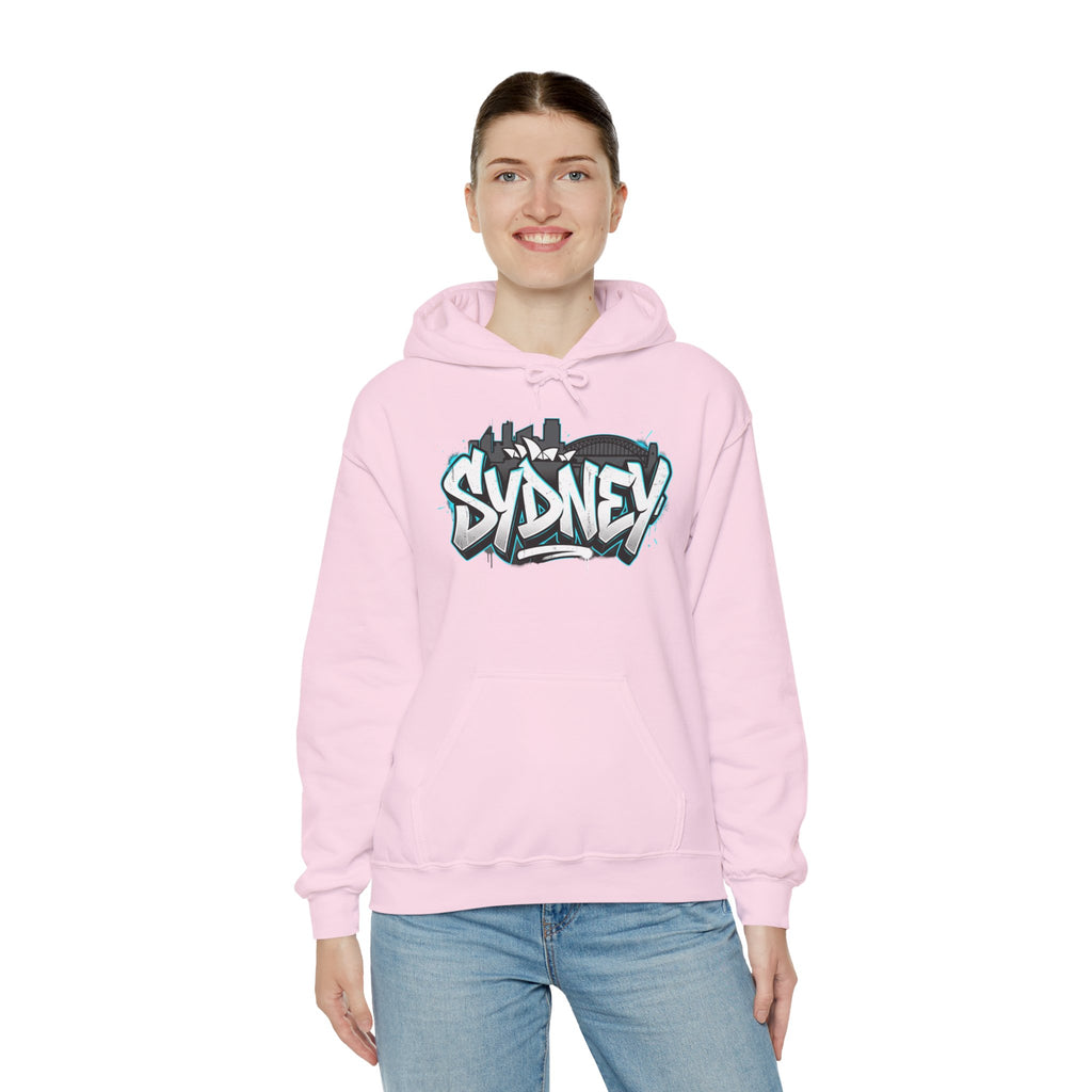 Sydney Graffiti Hoodie — Urban Streetwear Hooded Sweatshirt