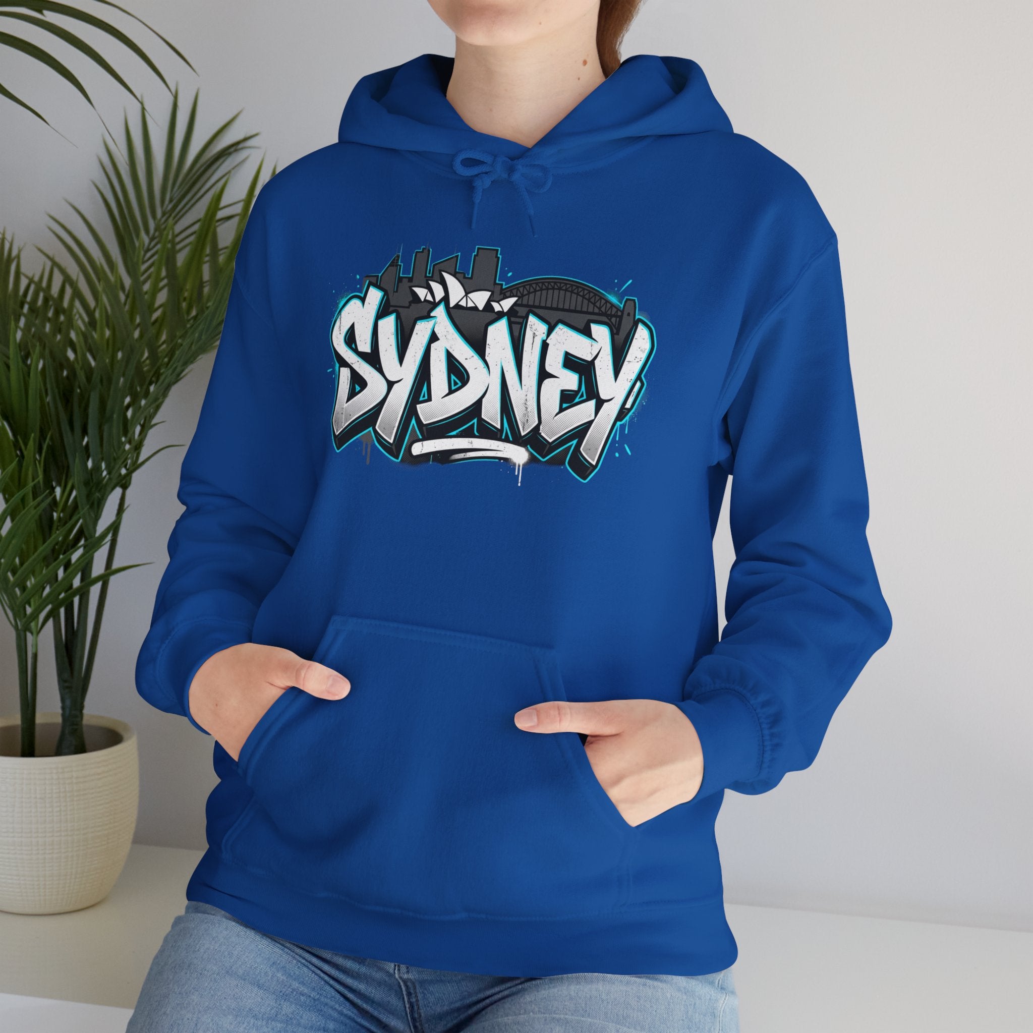 Sydney Graffiti Hoodie — Urban Streetwear Hooded Sweatshirt