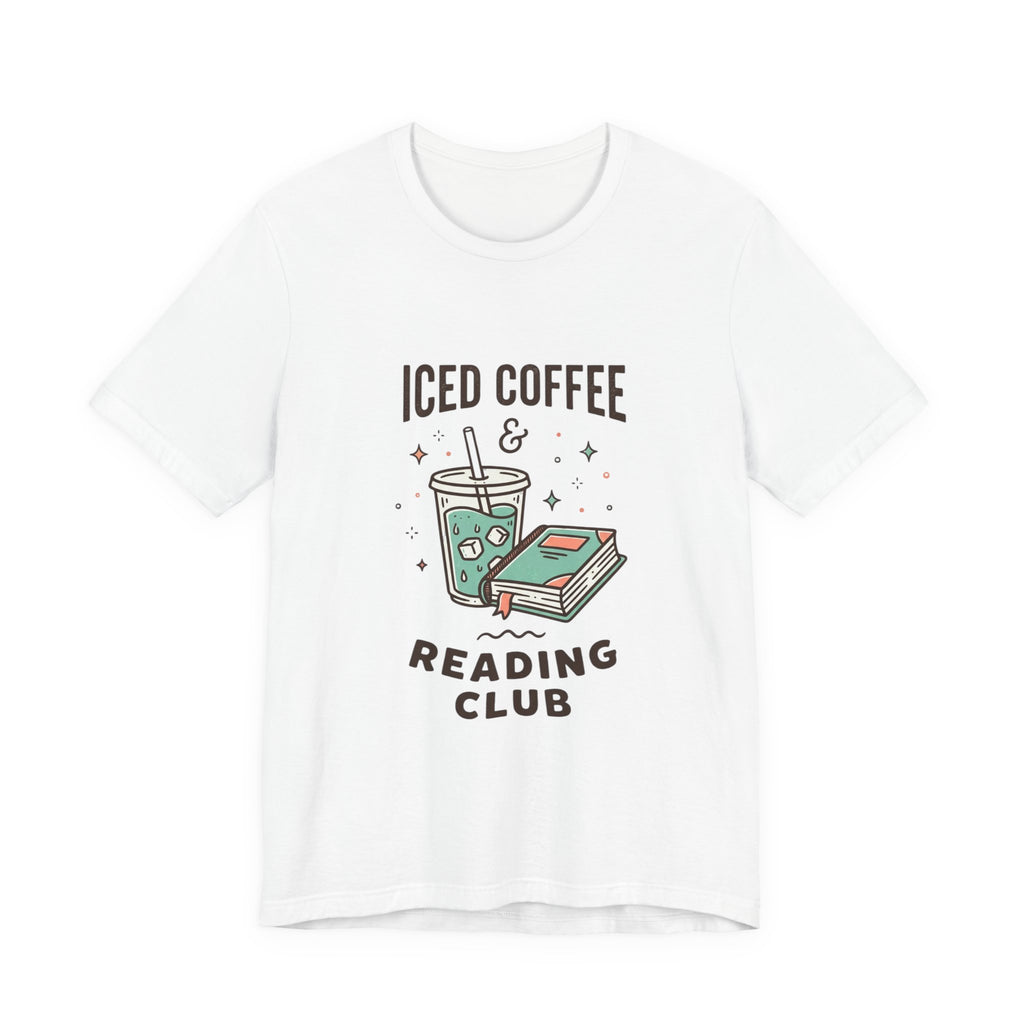 Iced Coffee & Reading Club Tee | Book Girl Summer, Literary Aesthetic