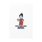 Coffee. Scrubs. Chaos. Repeat. Canvas | Nurse Aesthetic, RN Nurse Wall Art