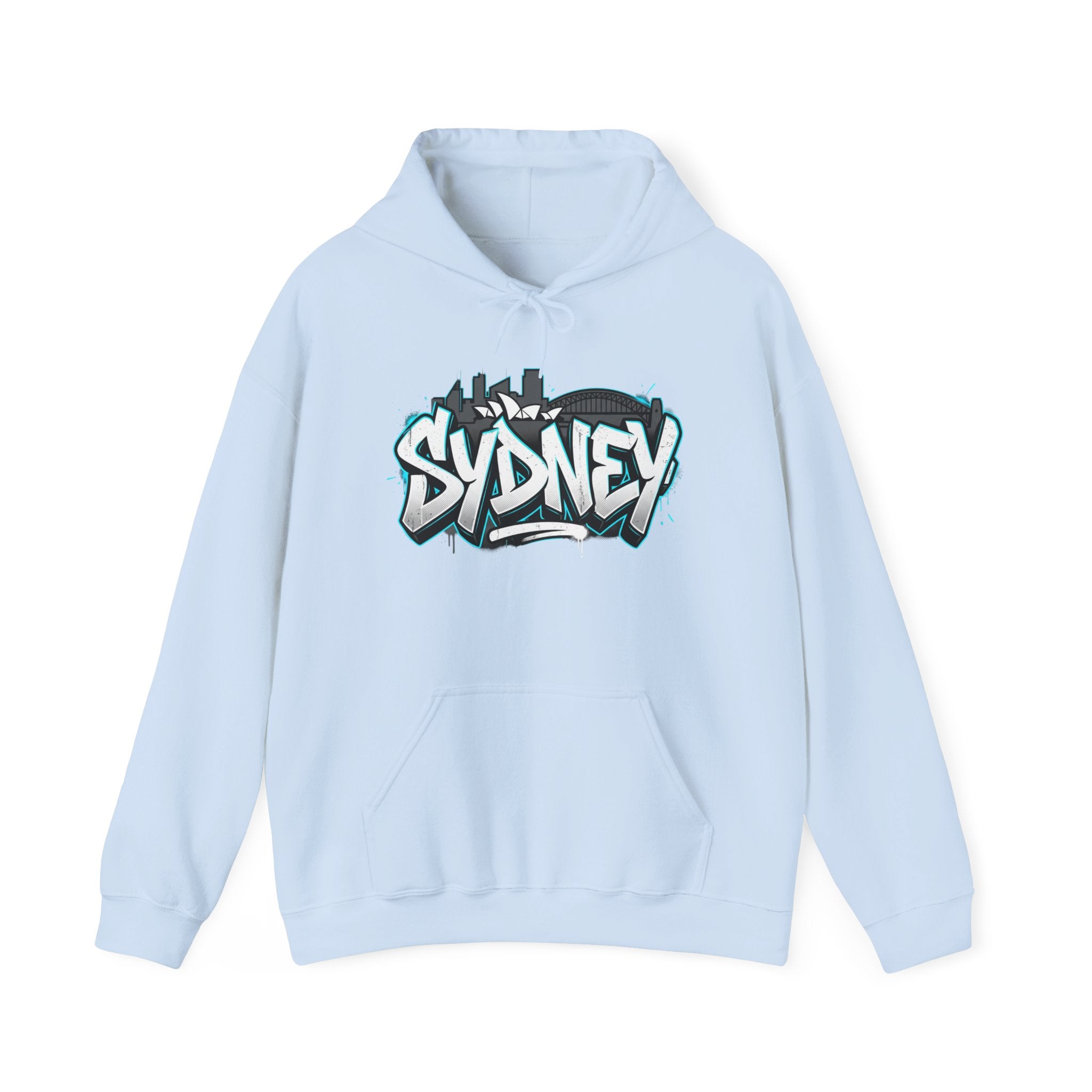 Sydney Graffiti Hoodie — Urban Streetwear Hooded Sweatshirt