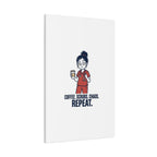 Coffee. Scrubs. Chaos. Repeat. Canvas | Nurse Aesthetic, RN Nurse Wall Art