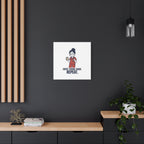 Coffee. Scrubs. Chaos. Repeat. Canvas | Nurse Aesthetic, RN Nurse Wall Art