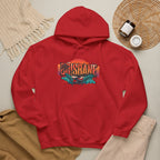 Brisbane Retro Sunset Hoodie – Tropical Palm Beach Graphic