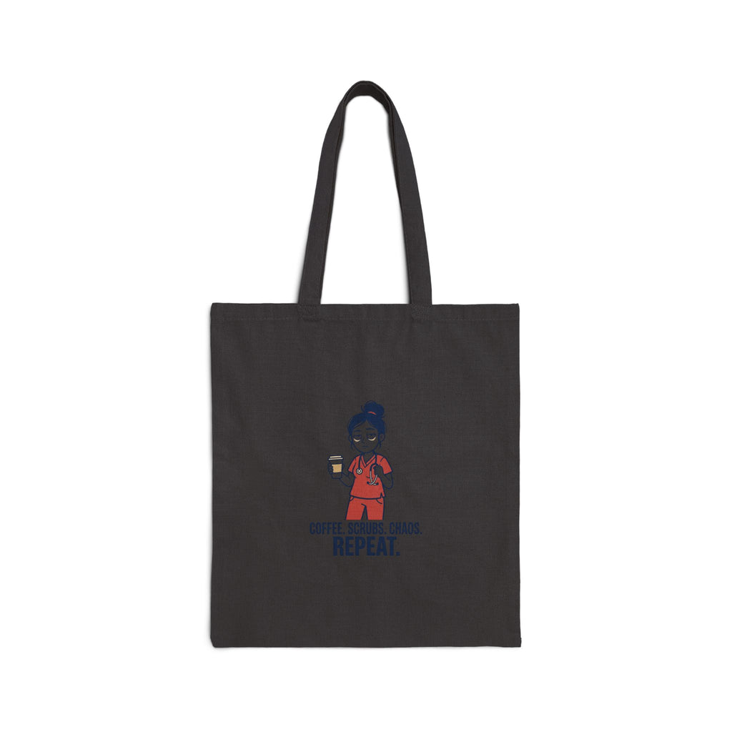Coffee, Scrubs, Change Repeat Tote | Nurse Aesthetic, RN Nursing Tote