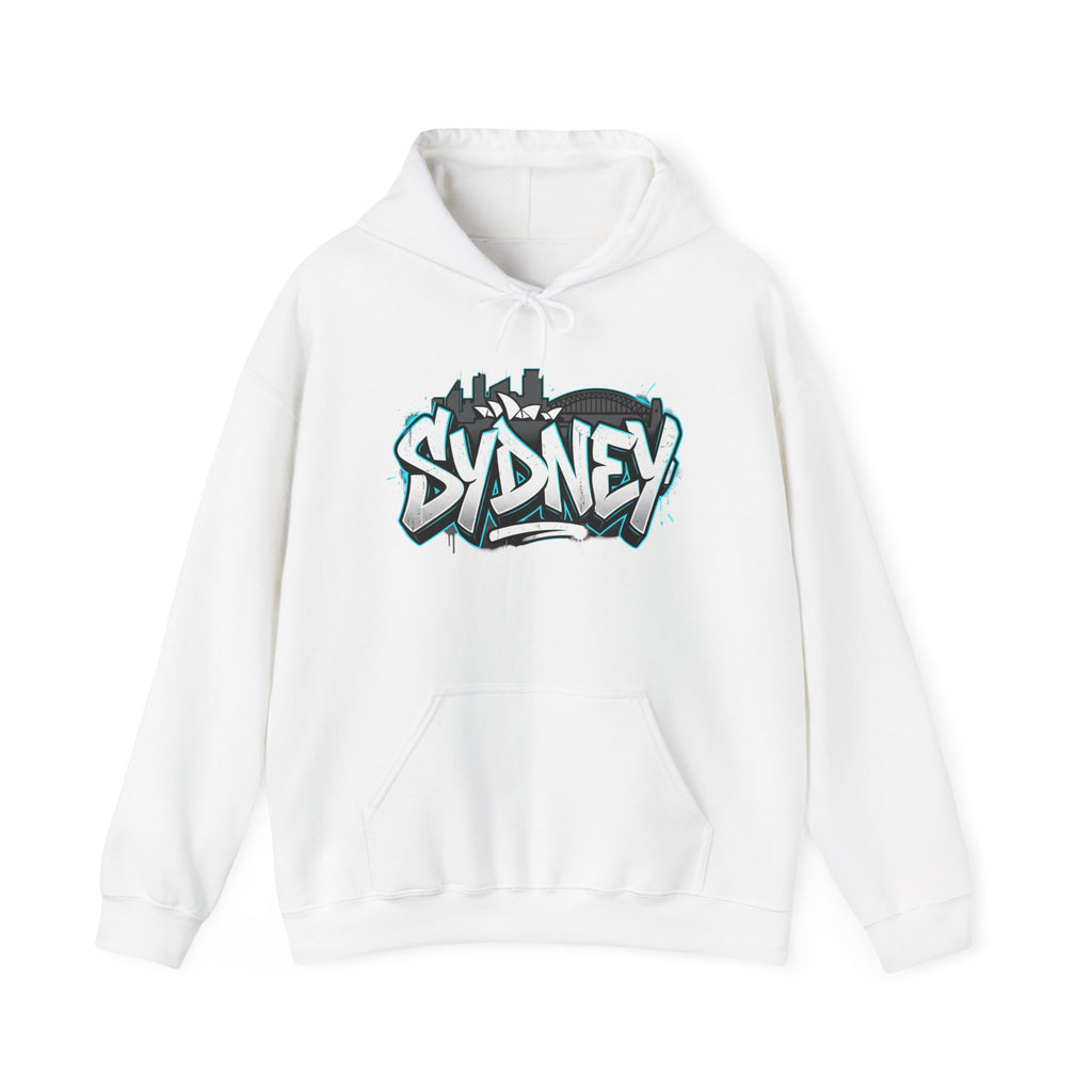 Sydney Graffiti Hoodie — Urban Streetwear Hooded Sweatshirt