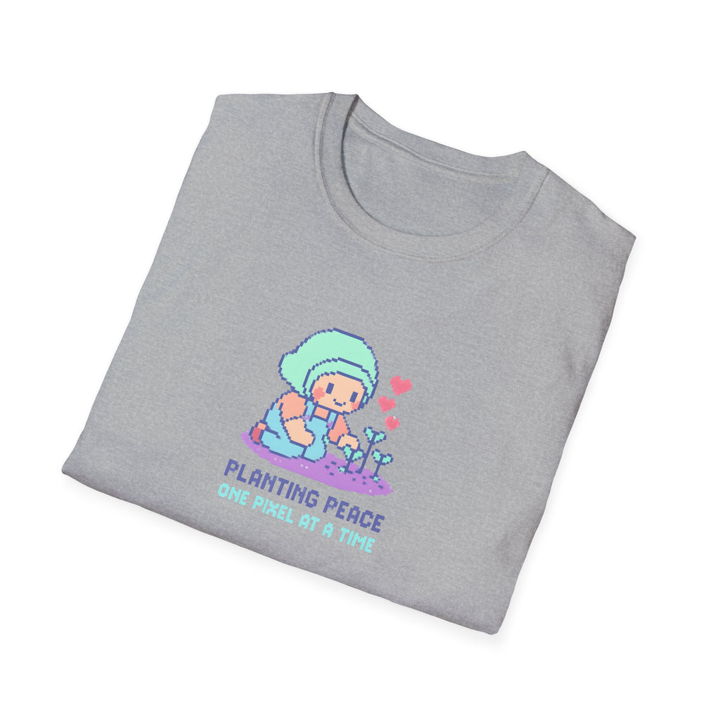 Planting Peace Pixel Art T-Shirt