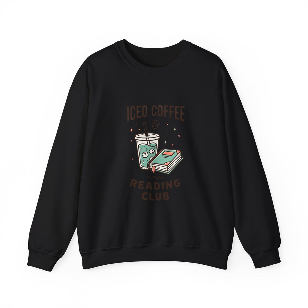 Iced Coffee & Reading Club Sweatshirt | Book Girl Summer, BookTok Aesthetic