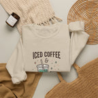 Iced Coffee & Reading Club Sweatshirt | Book Girl Summer, BookTok Aesthetic
