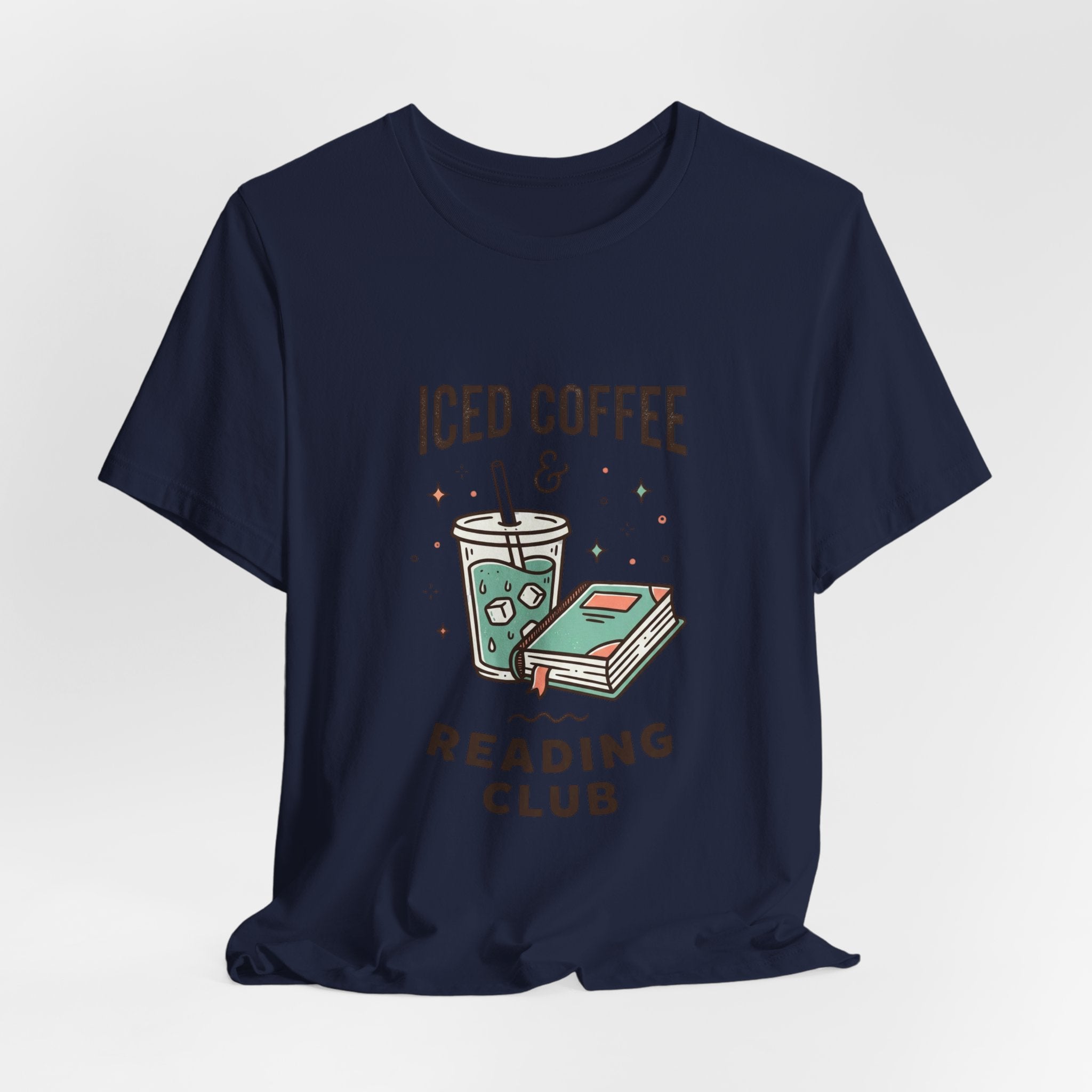 Iced Coffee & Reading Club Tee | Book Girl Summer, Literary Aesthetic