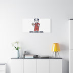 Coffee. Scrubs. Chaos. Repeat. Canvas | Nurse Aesthetic, RN Nurse Wall Art