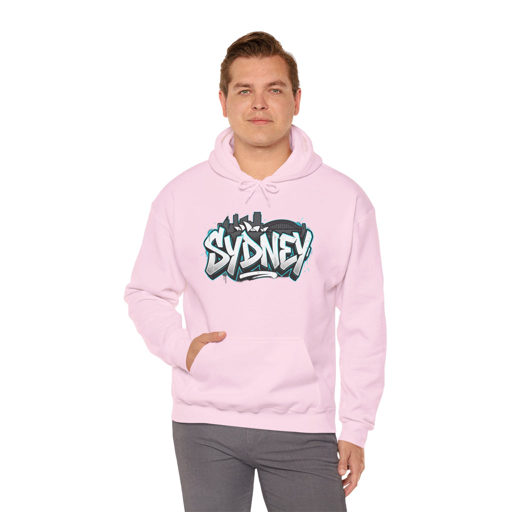 Sydney Graffiti Hoodie — Urban Streetwear Hooded Sweatshirt