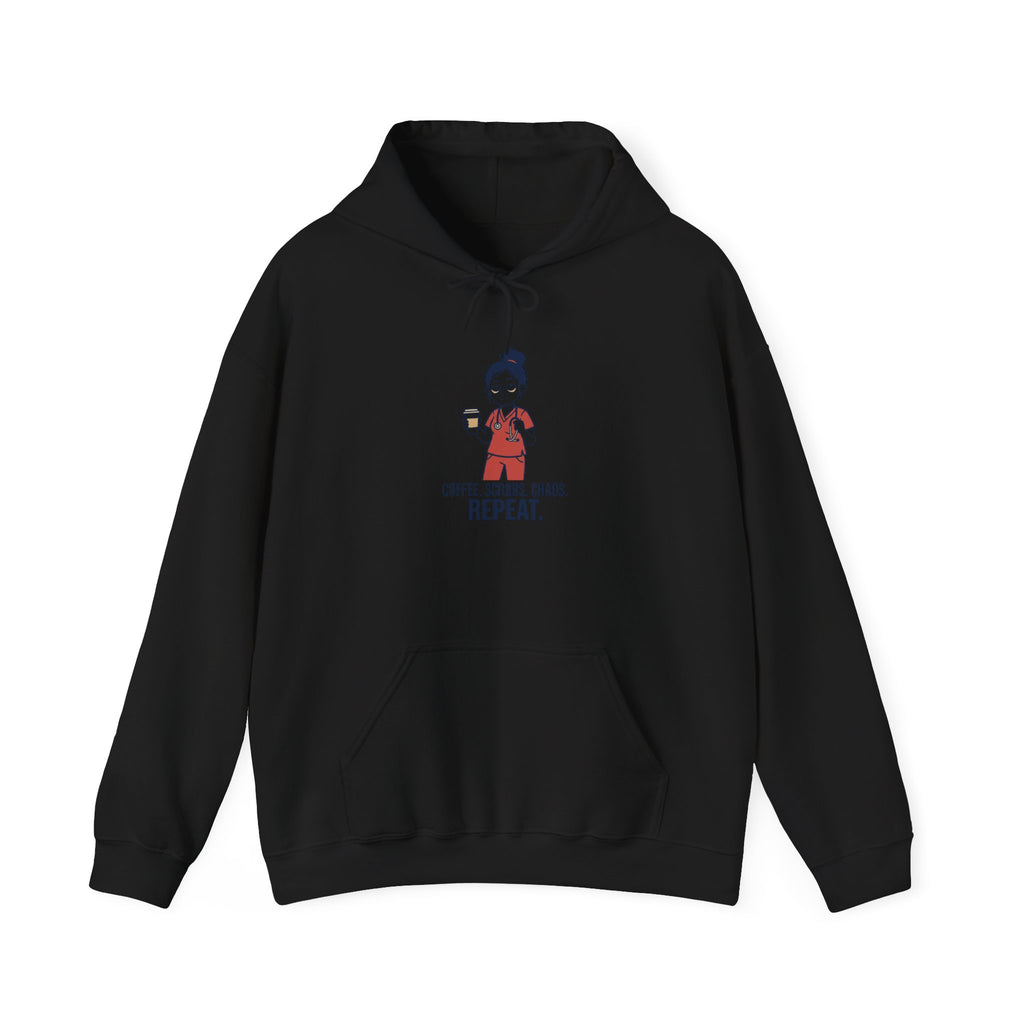Coffee. Scrubs. Charge. Repeat. Hoodie | Nurse Hoodie, RN Apparel