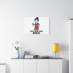 Coffee. Scrubs. Chaos. Repeat. Canvas | Nurse Aesthetic, RN Nurse Wall Art