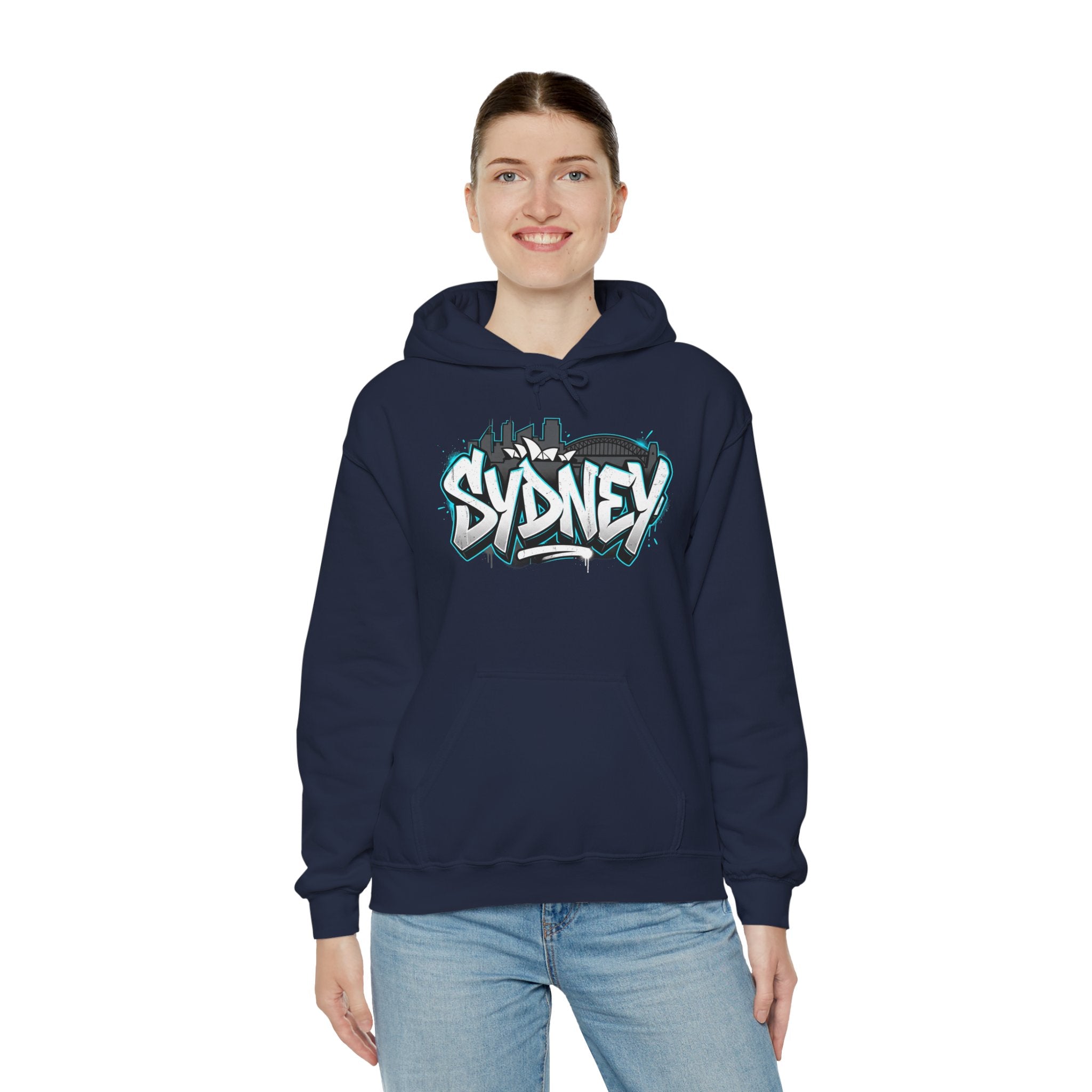 Sydney Graffiti Hoodie — Urban Streetwear Hooded Sweatshirt