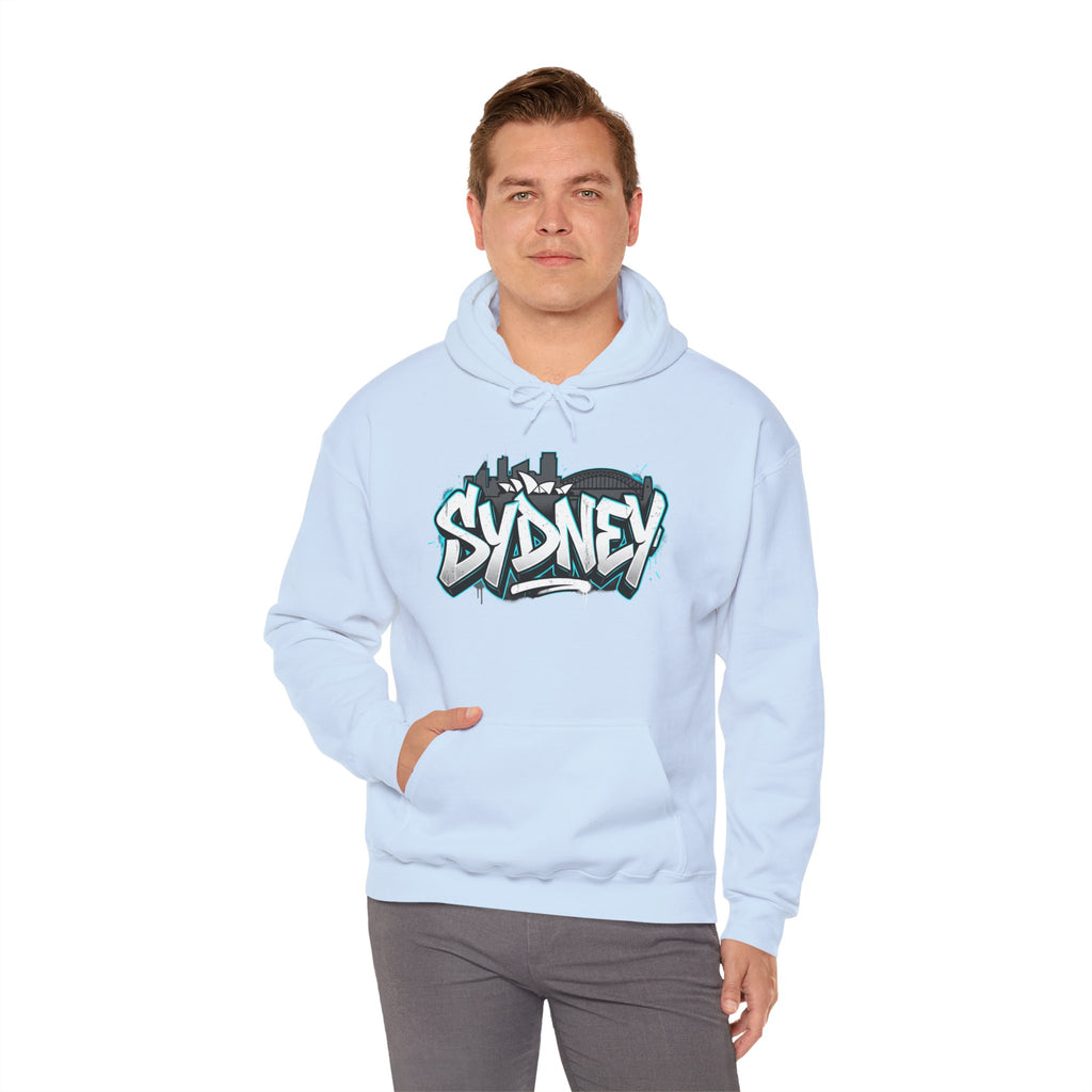 Sydney Graffiti Hoodie — Urban Streetwear Hooded Sweatshirt