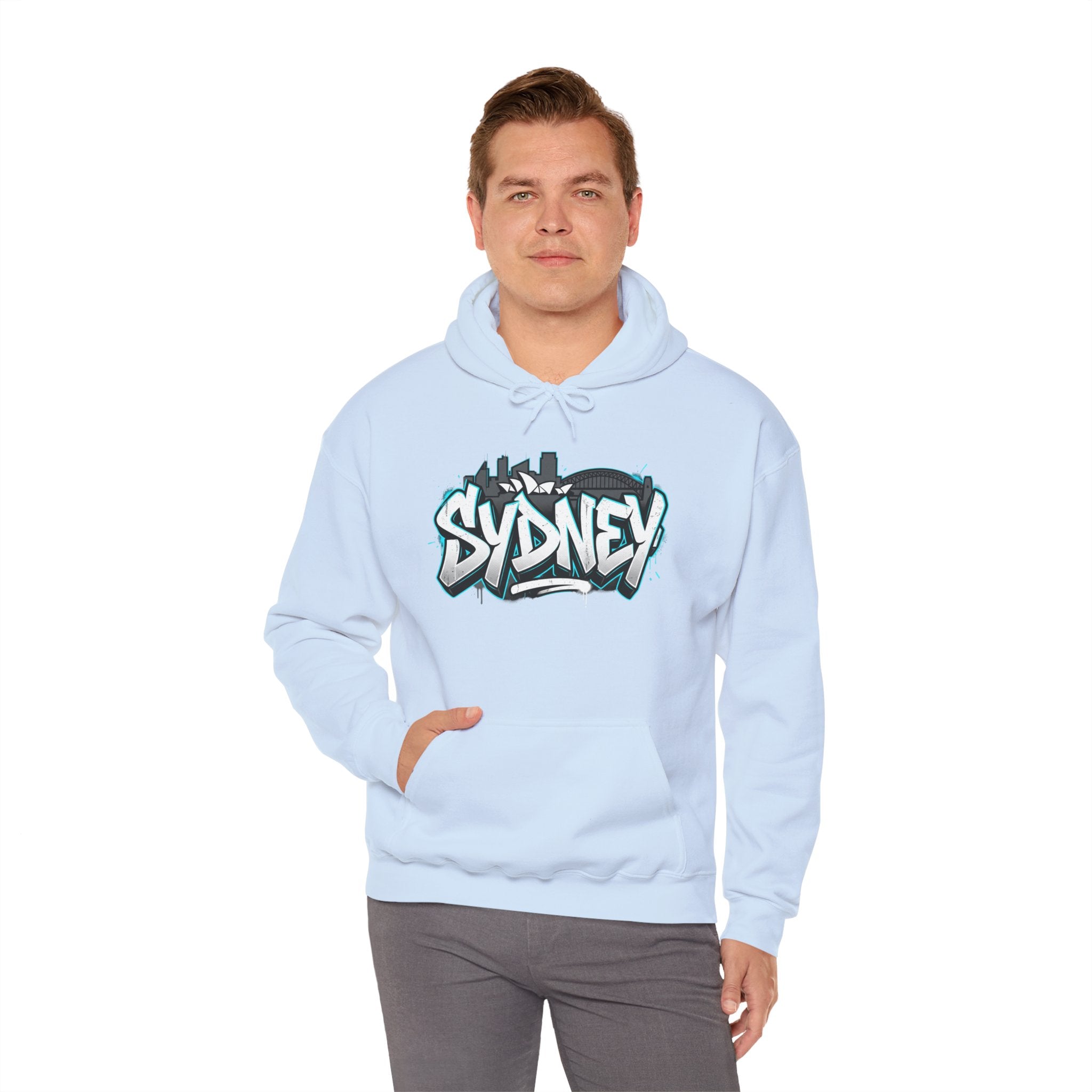 Sydney Graffiti Hoodie — Urban Streetwear Hooded Sweatshirt