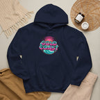 Gold Coast Hoodie — Retro Palm Beach Surf Logo Sweatshirt