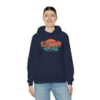 Brisbane Retro Sunset Hoodie – Tropical Palm Beach Graphic