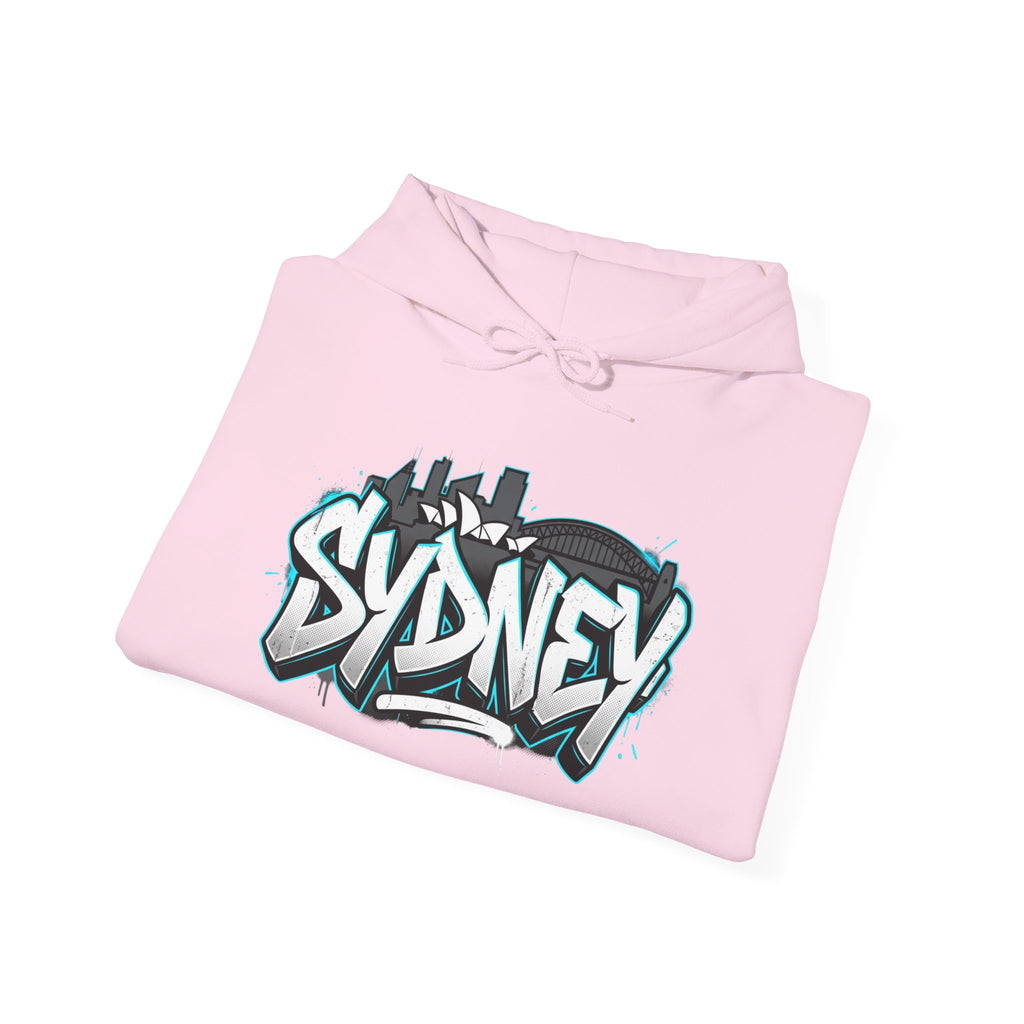 Sydney Graffiti Hoodie — Urban Streetwear Hooded Sweatshirt