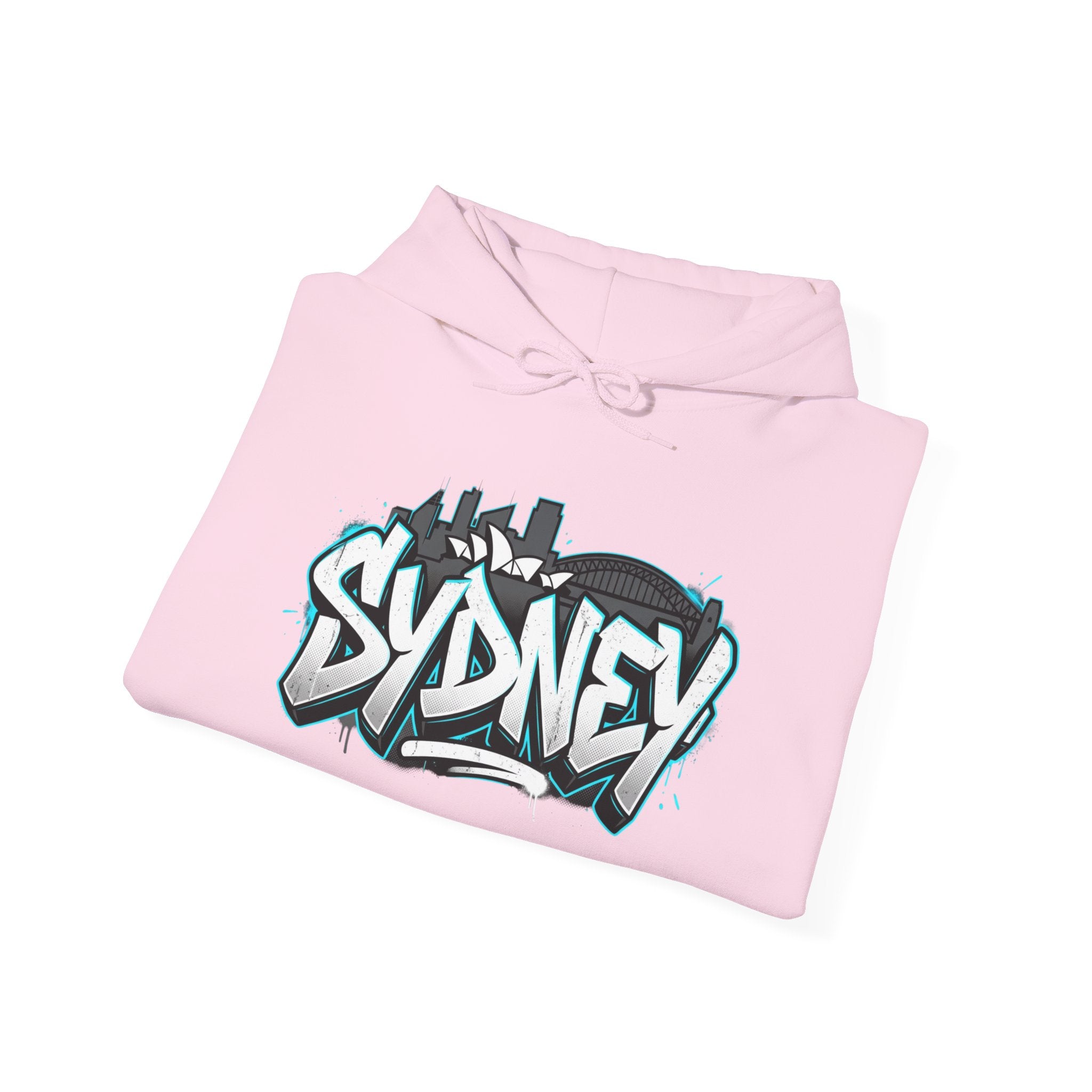 Sydney Graffiti Hoodie — Urban Streetwear Hooded Sweatshirt