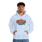 Brisbane Retro Sunset Hoodie – Tropical Palm Beach Graphic