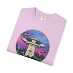 Alien Abduction T-Shirt — UFO Beam Graphic Tee for Sci‑Fi Fans