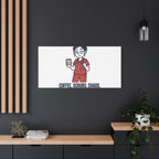 Coffee. Scrubs. Chaos. Repeat. Canvas | Nurse Aesthetic, RN Nurse Wall Art