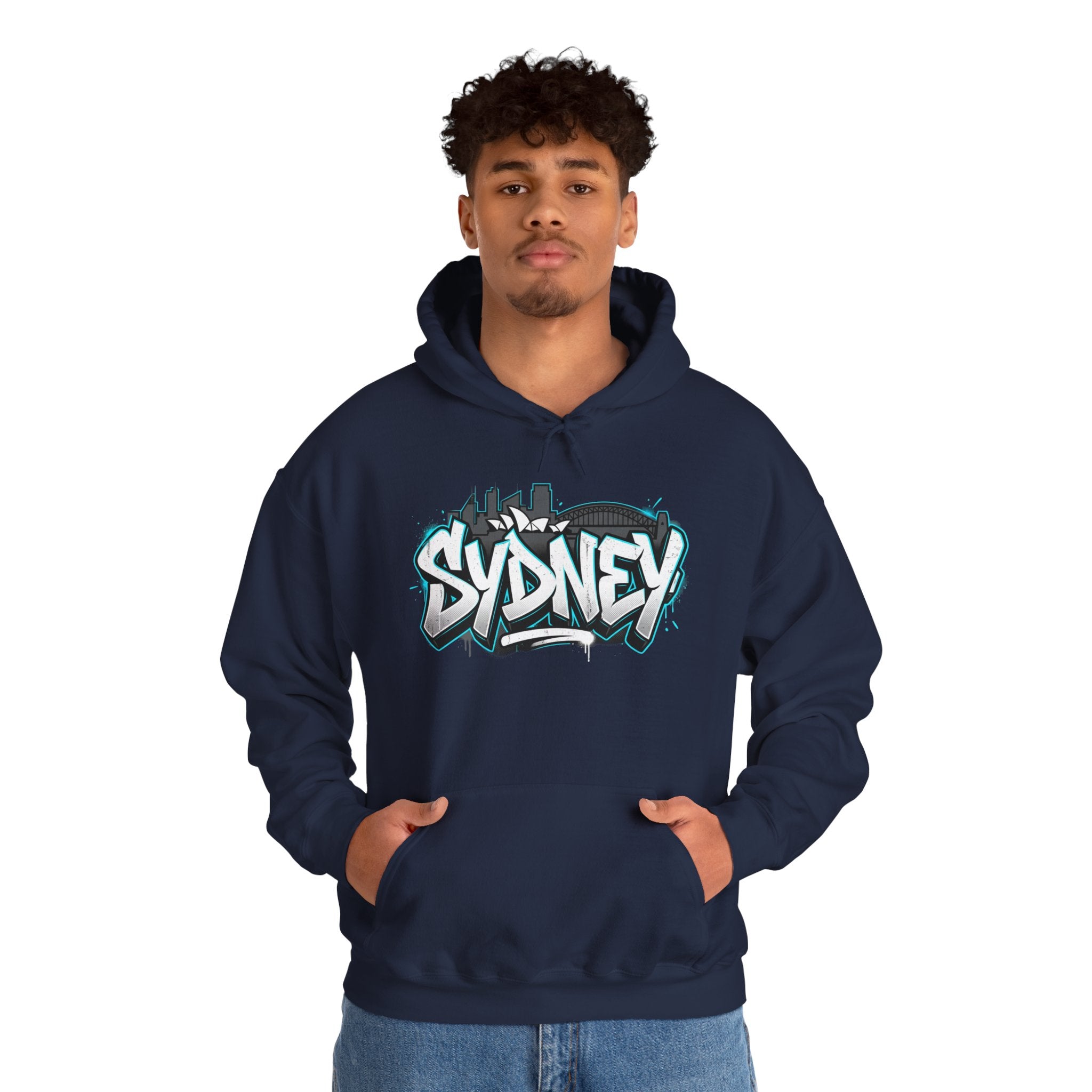 Sydney Graffiti Hoodie — Urban Streetwear Hooded Sweatshirt